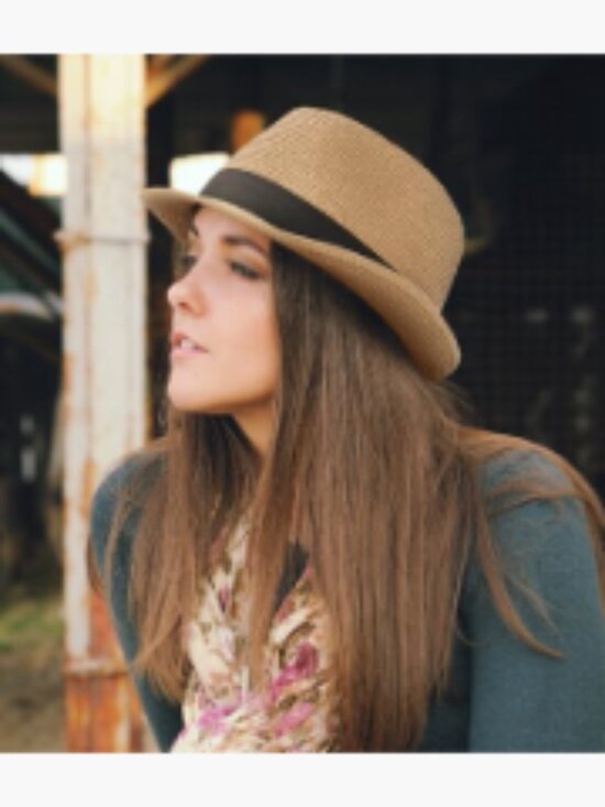 Straw Sun Hat UPF 50+ Trilby Panama Beach Hat